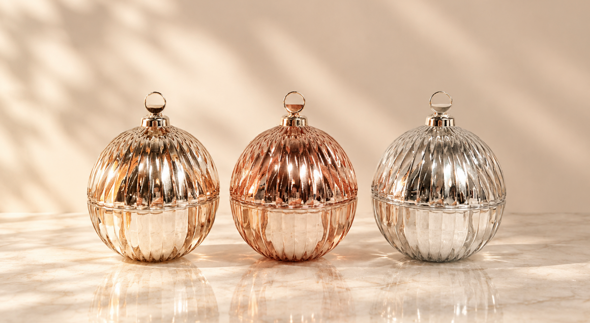 Christmas Bauble Trio Candle Pack