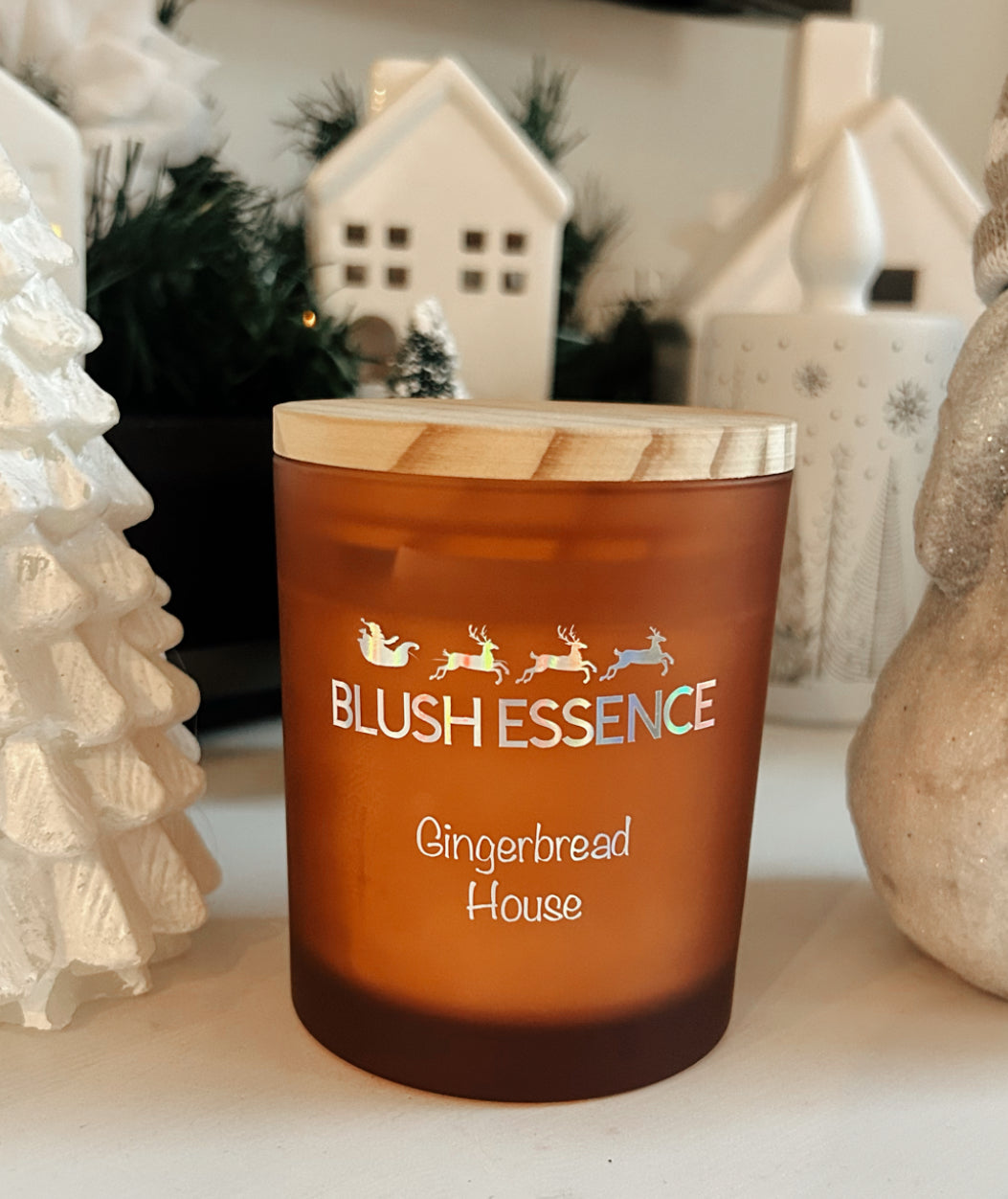 Warm Christmas Pudding - Candle